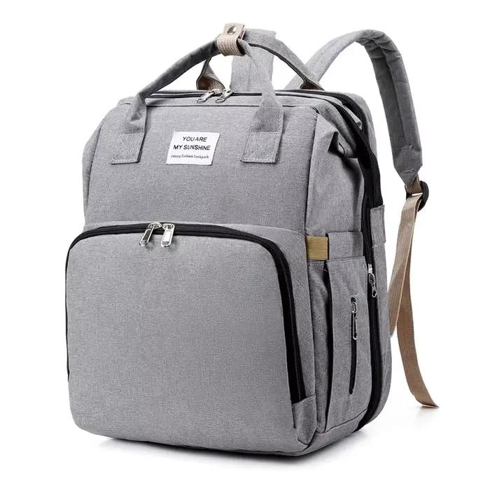 Nouveau Sac à Langer Pliable Multifonctionnel pour Maternité, Sac à Dos pour Biberons et Couches, Sa
