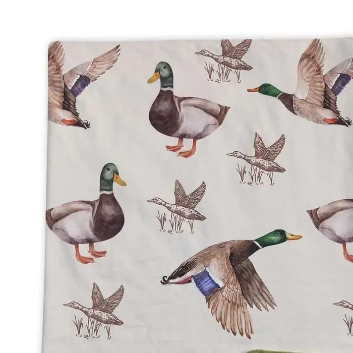 Couvertures en Minky pour Bébés et Enfants, Motifs Cerfs et Canards