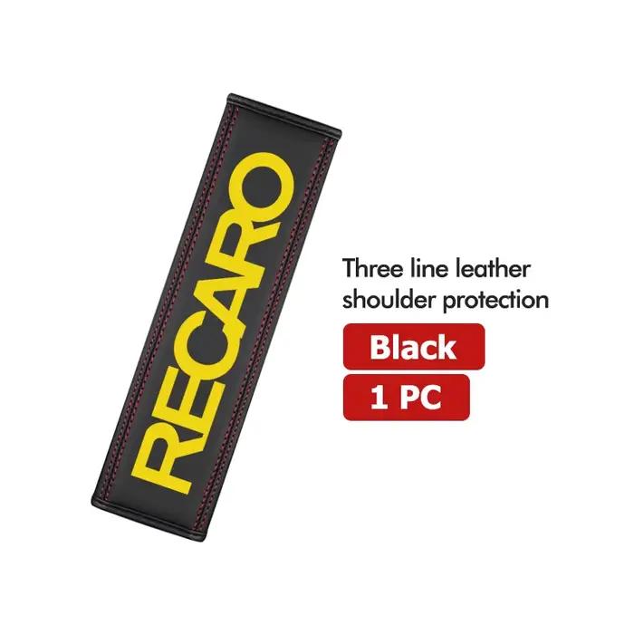 Protège-épaules en cuir pour ceinture de sécurité de voiture, accessoires pour Recaro