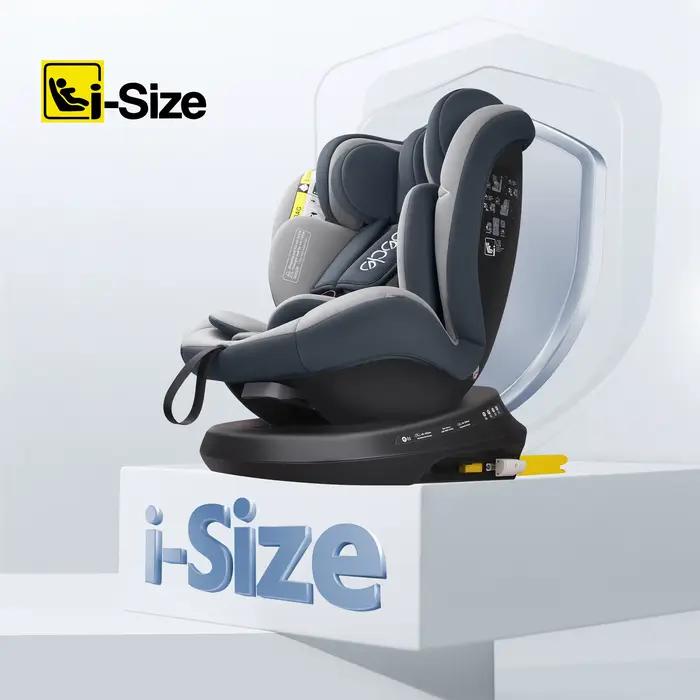 Reecle i-Size Siège Auto 360 Pivotant ISOFIX 40-150 cm, de la naissance à 12 ans (0-36 kg), ECE R129