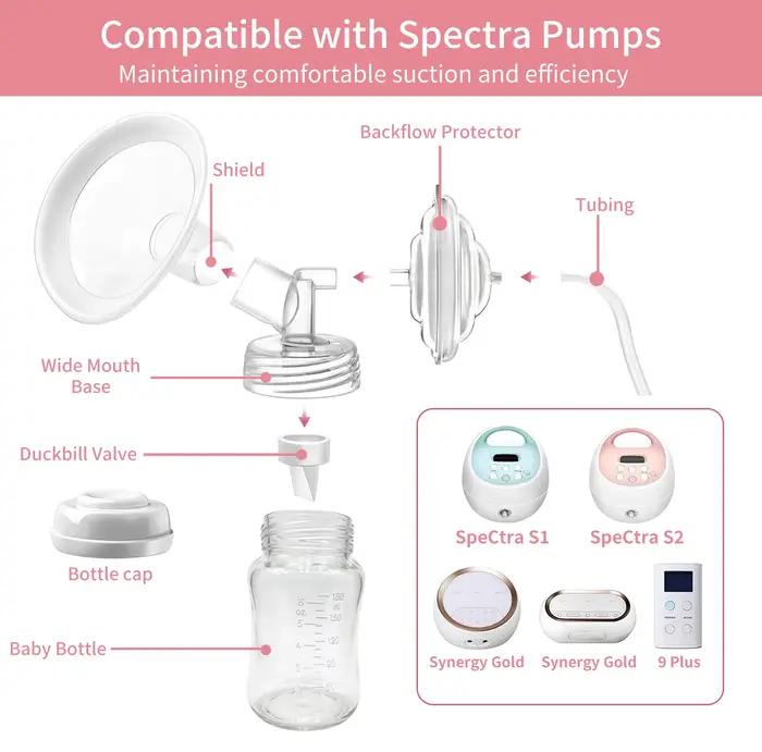 Pièces de rechange pour tire-lait Spectra S1 S2 S9 Plus, kit d'accessoires complet, pièces de rechan