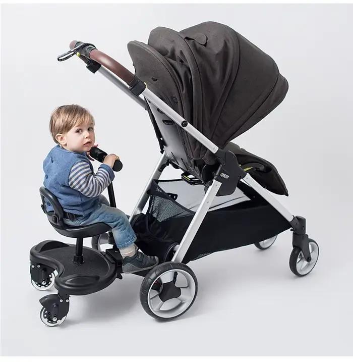 Planche anti-moustiques universelle pour poussette de bébé debout avec siège, planche à roulettes, f
