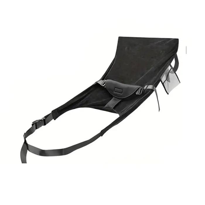 Extension de siège d'avion respirante avec poche latérale, lit d'avion pliable pour tout-petits, Por