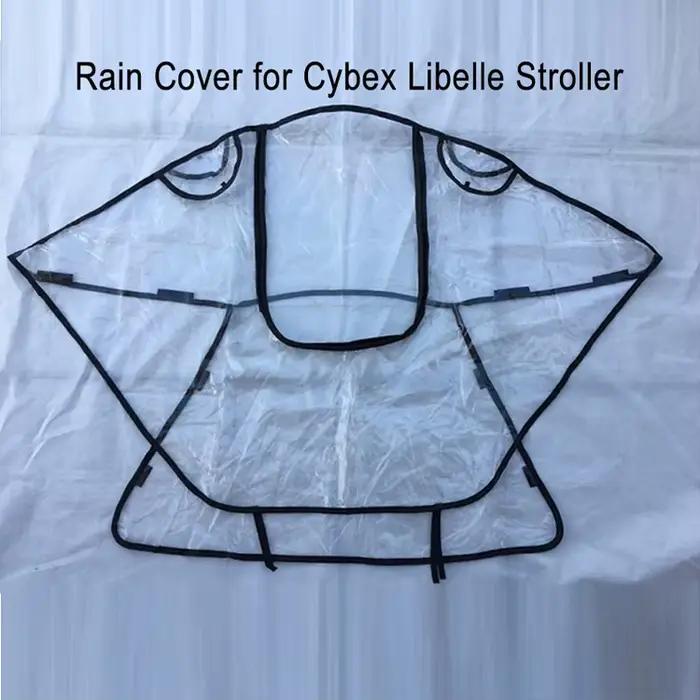 Housse imperméable 1:1 pour poussette de bébé, accessoires, housse de pluie, housse étanche pour pou
