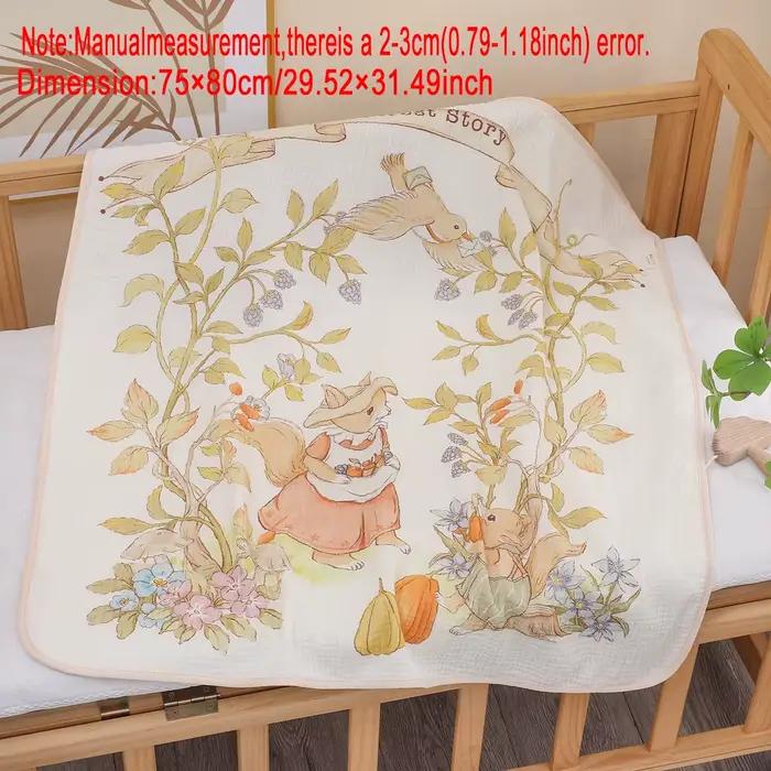 Serviette de bain pour nouveau-né, serviette de bain en gaze de coton pur, couverture douce pour enf