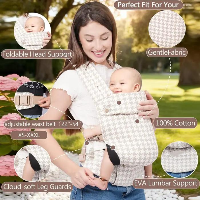 Porte-bébé pour nouveau-né à tout-petit, porte-bébé ergonomique, confortable et léger, voiture pour