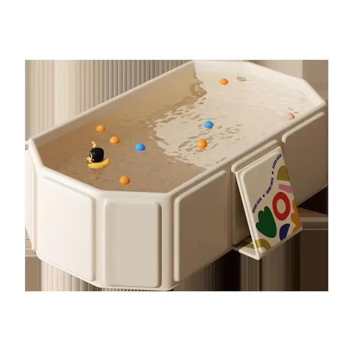 Lavabo de bain pliable pour bébé, 1 pièce, facile à ranger, baignoire Simple, pratique à transporter