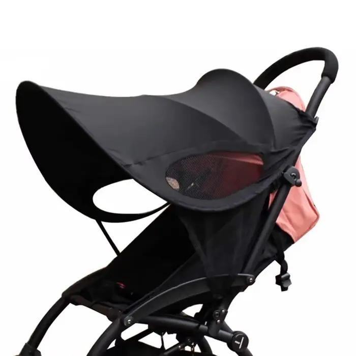 Accessoire de poussette imperméable coupe-vent Protection solaire bébé poussette pare-soleil couvert