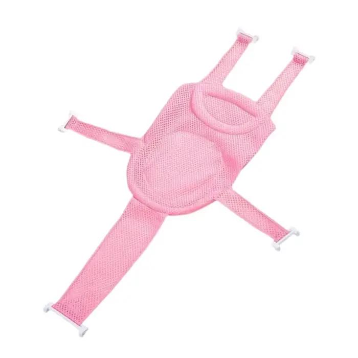 Coussin de bain réglable pour bébé et nouveau-né, en forme de croix, antidérapant, pour baignoire et