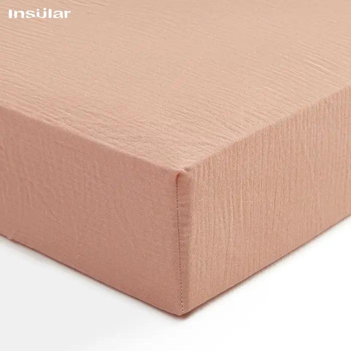Draps-housses 100 % coton pour berceau, 130 cm x 70 cm, doux, imprimés, pour matelas de bébé, ensemb