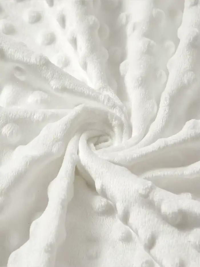 Drap-housse en flanelle à pois pour nouveau-né, housse de matelas pour berceau, couverture de lit po