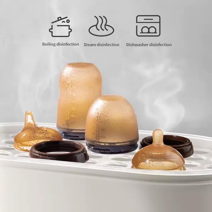 Biberons en Silicone Nano biberon avec poignée pour bébé sevrage biberon Anti-étouffement pour bébé