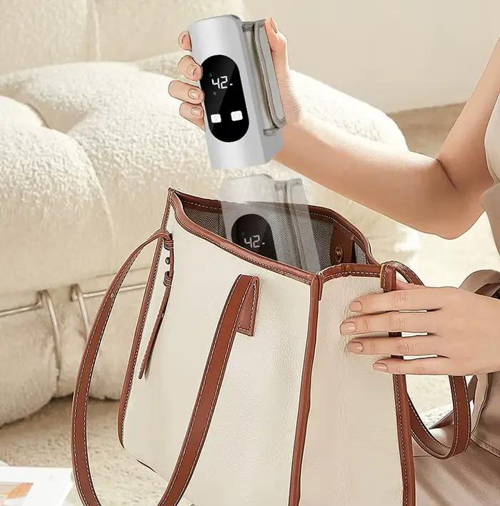 Chauffe-biberon portable de haute qualité avec contrôle de la température, chauffe-lait sans fil, ch