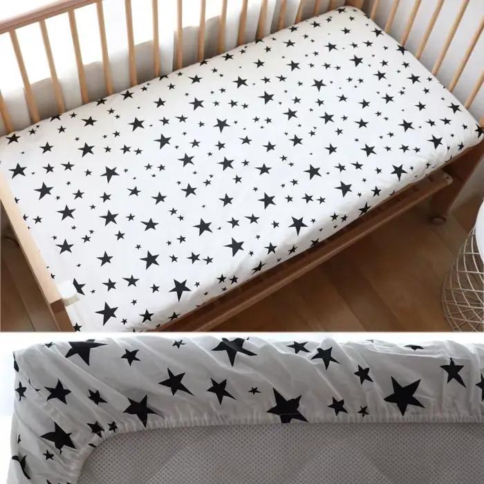 Drap-housse en coton doux pour berceau de bébé, 130x70cm, housse de matelas pour nouveau-né, protect