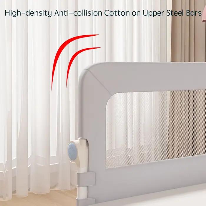 PANGDUBE Barrière de lit pour bébé, barrière de sécurité pour lit d'enfant, garde-corps pour lit d'e