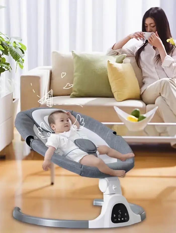 Bébé électrique chaise à bascule berceaux coaxiaux
