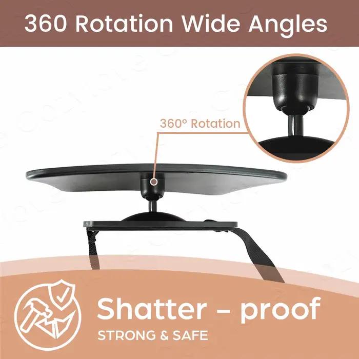 360 ° Rétroviseur de voiture rotatif pour bébé