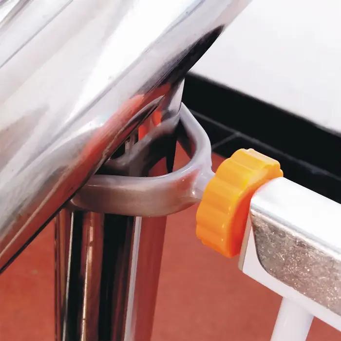 Garde-corps en forme de Y pour porte de clôture d'escalier
