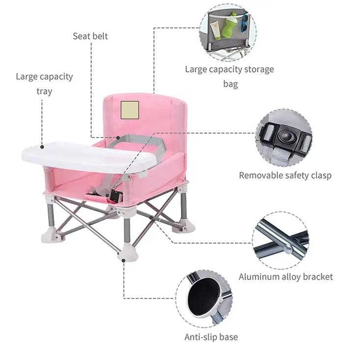 Chaise d'appoint portable pliante pour bébé