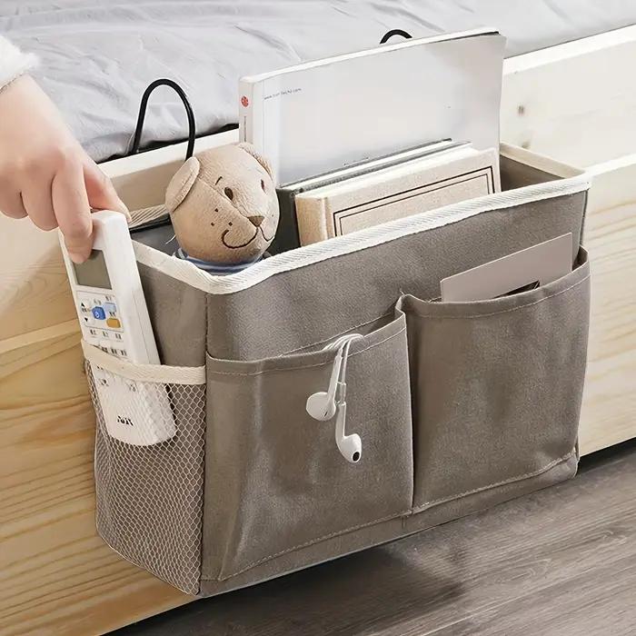Organisateur de rangement mural en tissu multi-poches pour sous le lit