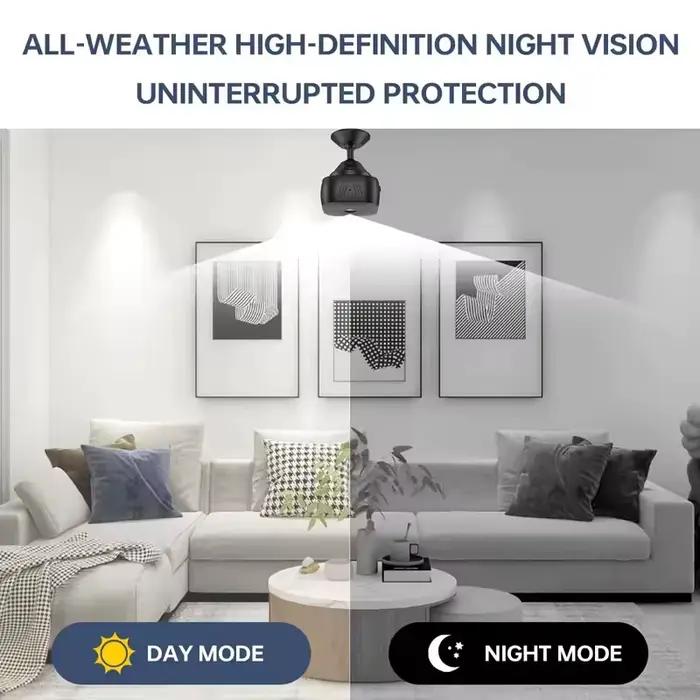 Moniteur bébé Mini caméra HD WiFi Surveillance sans fil Protection de sécurité