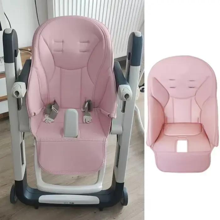 Juste en cuir pour chaise de salle à manger pour bébé