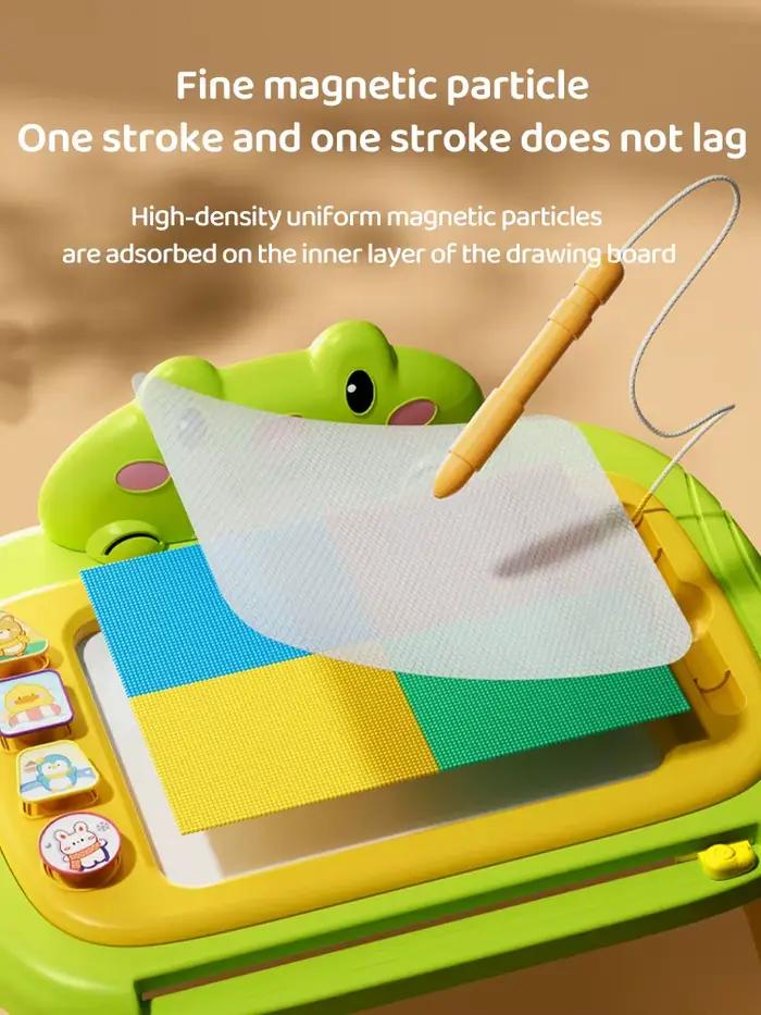 Tableau magnétique pour enfants coloré avec surface magnétique pour apprendre à dessiner et écrire, cadeau idéal pour anniversaire et Noël occasions spéciales pour éveil artistique et développement de la motricité fine