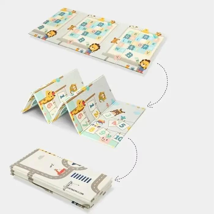 Tapis de jeu pliable Puzzle Xpe éducatif pour enfants activités sportives et créatives occasions spéciales pour bébés et enfants grands