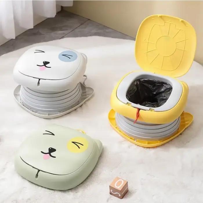 Pot portable pliable de voyage pour tout-petits