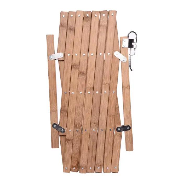 Porte coulissante rétractable en bois réglable pour chiots sécurité maison escaliers chambre à coucher occasionnelleextérieur