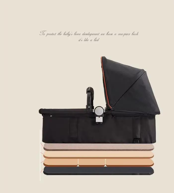 Poussette de voyage 2 en 1 pour nouveau-né