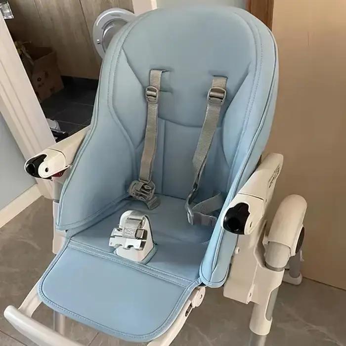 Coussin de chaise haute en cuir PU pour bébé confortable et sécuritaire pour repas familiaux et occasions spéciales