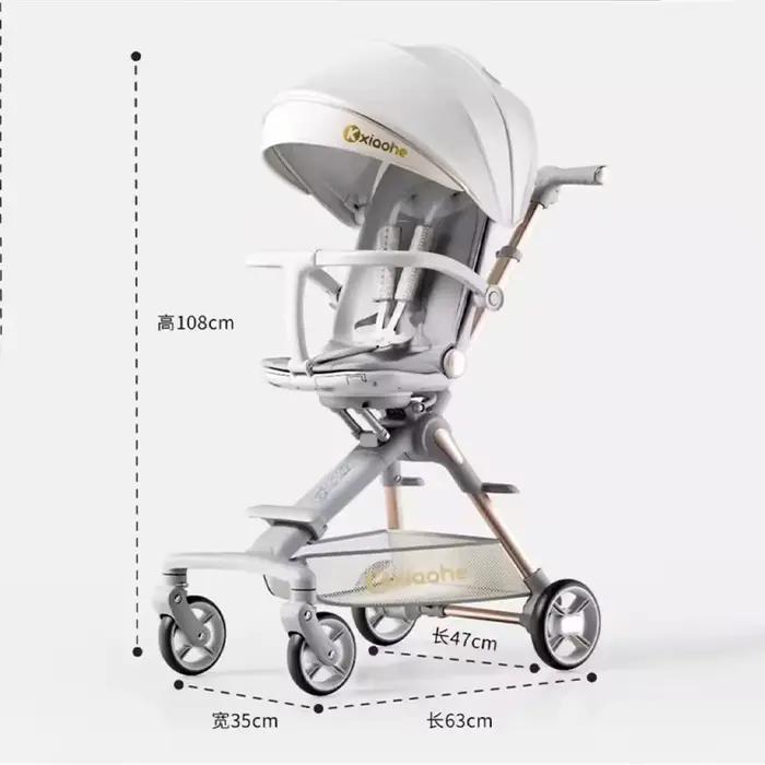 Poussette pour bébé pouvant s'asseoir et s'allonger