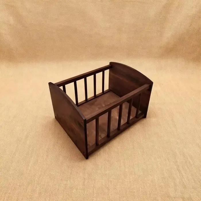 Accessoire de photographie en bois pour nouveau-né