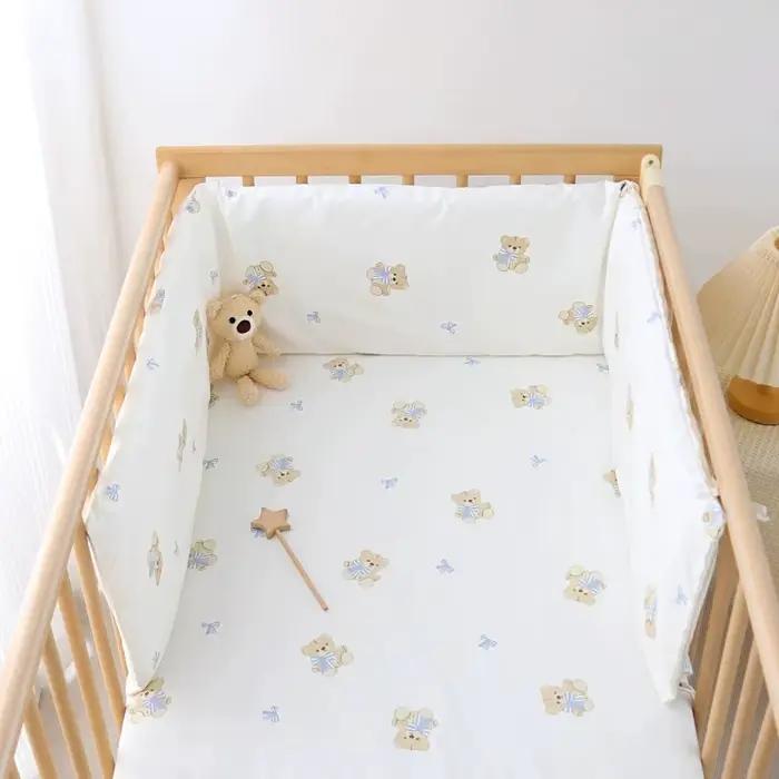 Pare-chocs de lit en coton doux pour nouveau-né