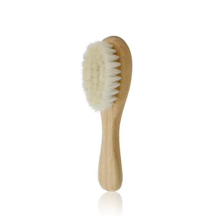 Brosse en bois de hêtre pour bébé