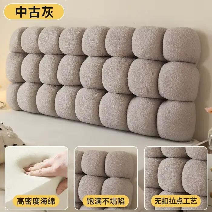 Coussin de tête de lit en velours doux extra épais avec support lombaire pour améliorer la posture et le confort du sommeil occasionnelle relaxation ou cadeau d'anniversaire