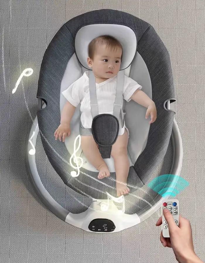 Bébé électrique chaise à bascule berceaux coaxiaux