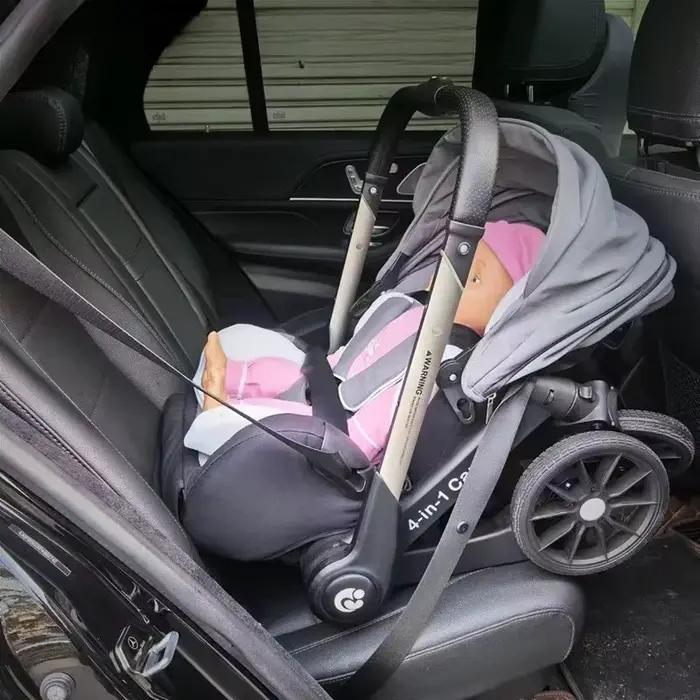 2025 nouveau-en-un multifonctionnel nouveau-né poussette léger pliable siège de voiture bidirectionnel haute vue bébé
