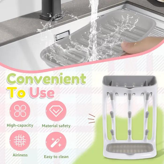 Support de séchage de biberons en plastique