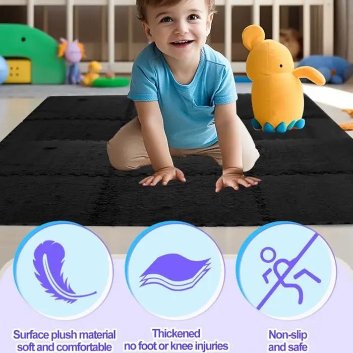 10/20 pièces de tapis de sol en mousse épaisse pour bébé