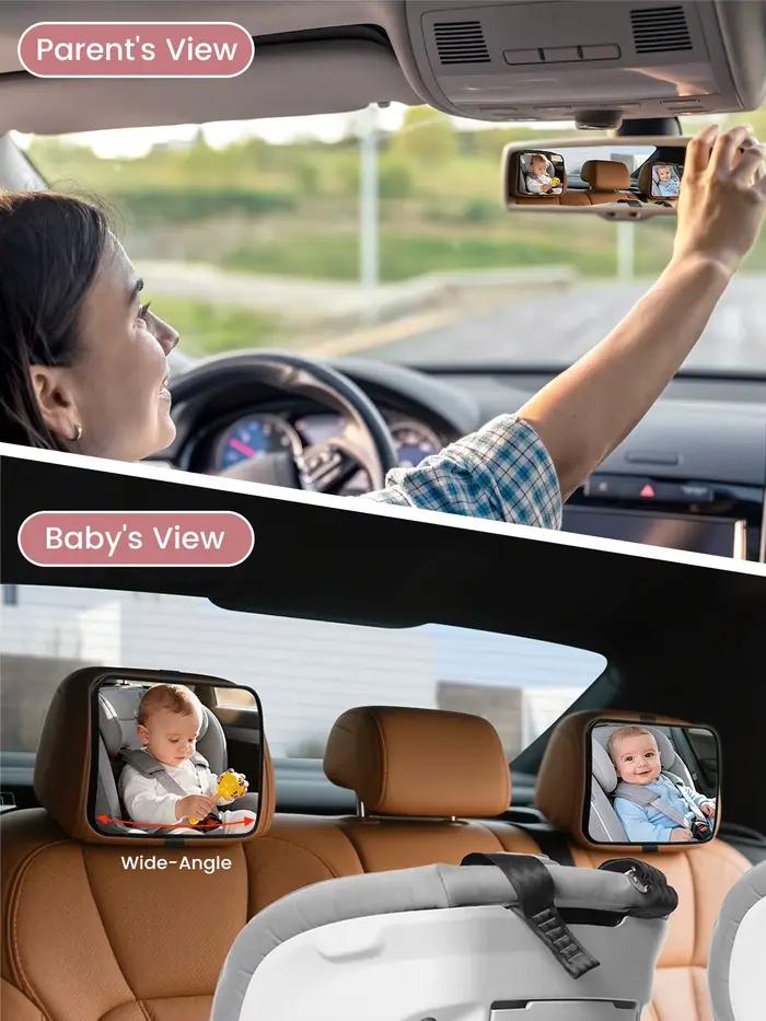 Rétroviseur de voiture pour bébé certifié anti-éclats