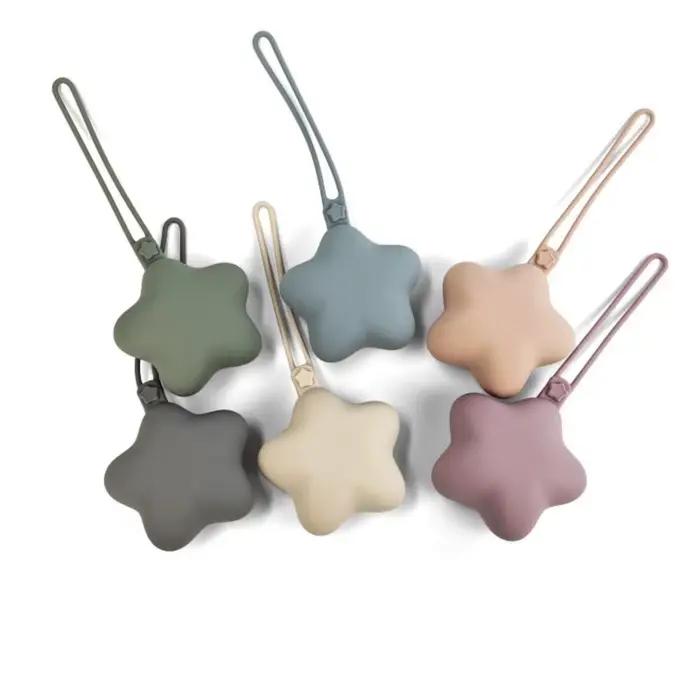 Étui porte-sucette en forme d'étoile en Silicone