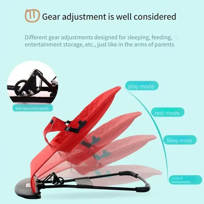 Chaise à bascule pliable pour bébé de 0 à 12 mois