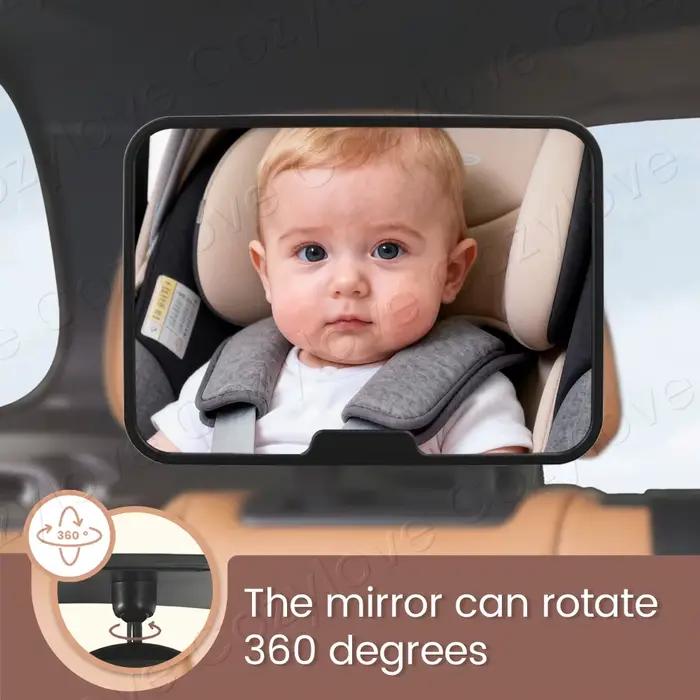 360 ° Rétroviseur de voiture rotatif pour bébé