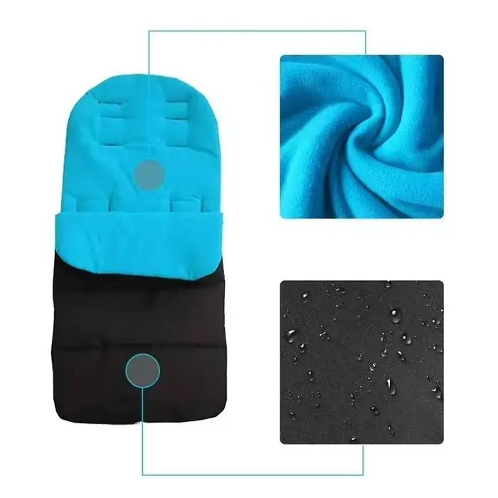 Couverture de poussette universelle coupe-vent et chaude pour enfants