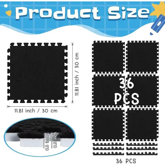 10/20 pièces de tapis de sol en mousse épaisse pour bébé
