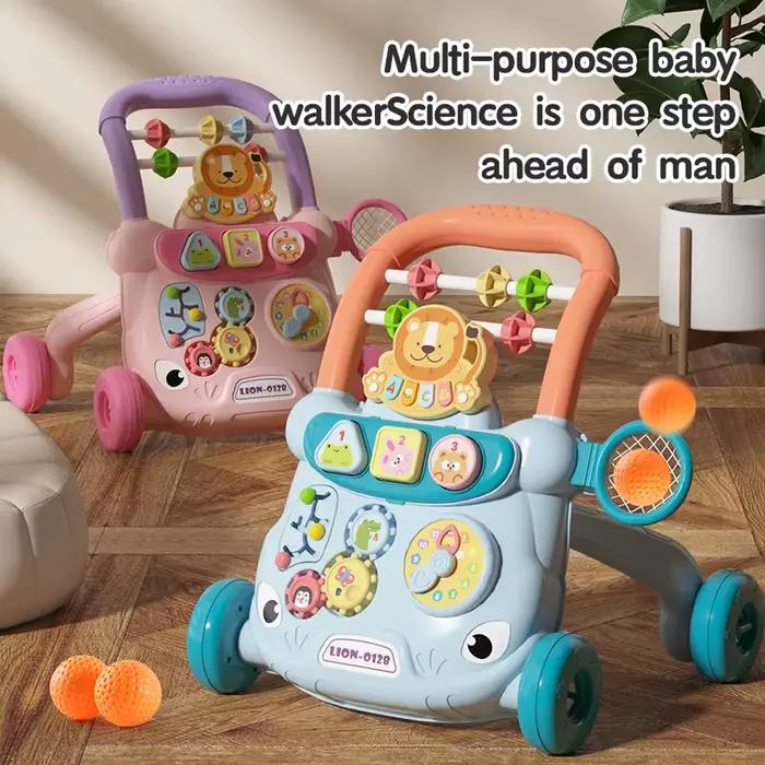 Marche-bébé avec centre d'activités musicales