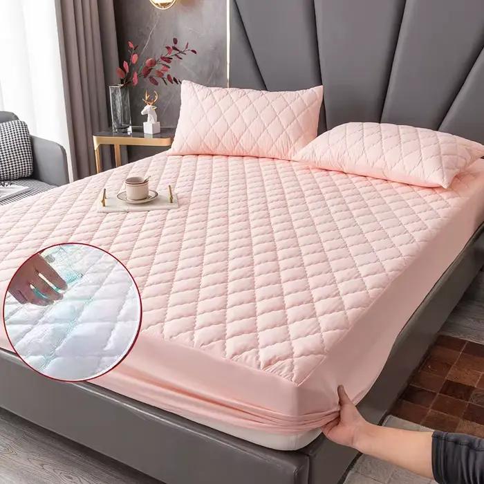 Housse de matelas impermeable antiacariens en polyester et coton pour un sommeil sain maison hotel hospital occasions speciales