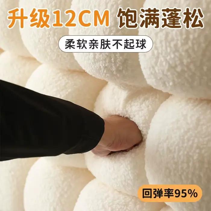 Coussin de tête de lit en velours doux extra épais avec support lombaire pour améliorer la posture et le confort du sommeil occasionnelle relaxation ou cadeau d'anniversaire